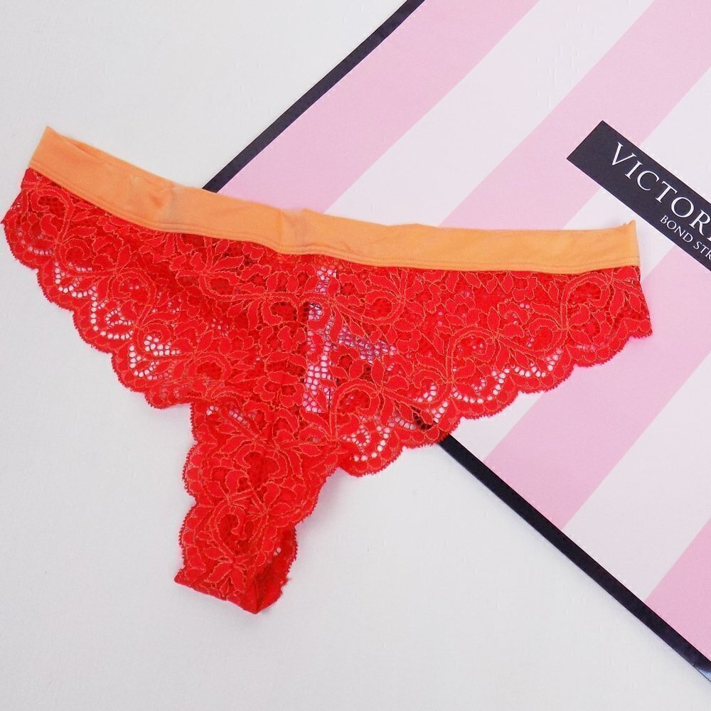 nwt Victoria's Secret VS body by Victoria thong lace cheeky halloween party